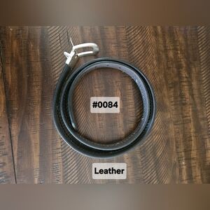 Black Or Brown Leather Belt (Reversable)